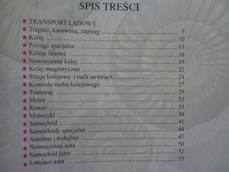Transport lądowy. Transport morski. Orientacja w przestrzeni encyklopedia