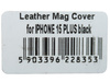 Plecki etui leather MagSafe do iPhone 15 Plus Czarny