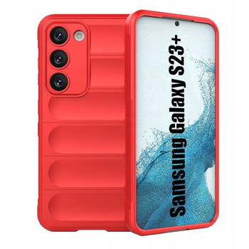 Etui Plecki do Samsung Galaxy S23 Plus Magic Shield czerwony