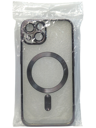 Nakładka Color Chrome Mag iPhone 13 TFO czarna TPU MagSafe 6,1"