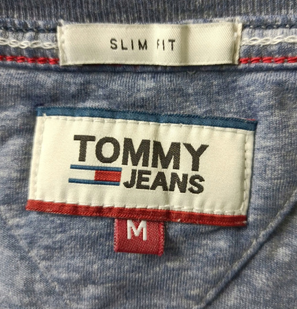 T-SHIRT MĘSKI TOMMY JEANS ROZMIAR M SZARY