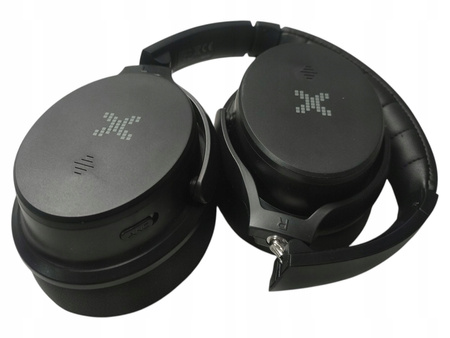 Słuchawki nauszne Bluetooth XMUSIC BTH900 ANC Czarny