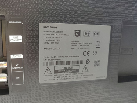 Telewizor Samsung The Frame QE32LS03BBU 32" QLED Full HD Tizen DVB-T2