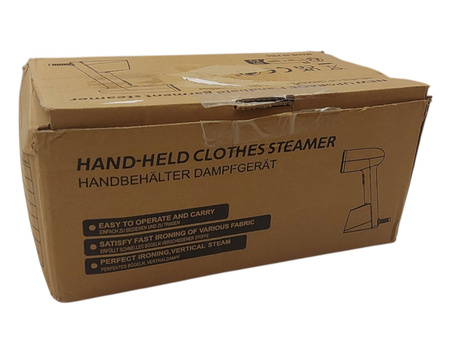 Parownica do ubrań ręczna, przenośna parownica 36g/min 1400W (KG-1808)