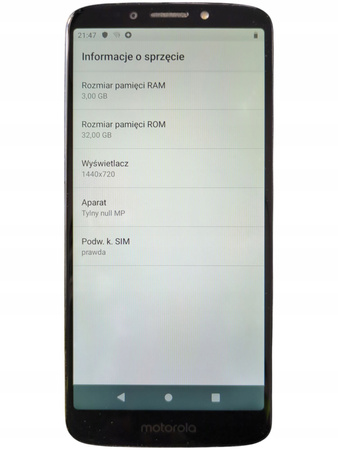 Smartfon Motorola Moto G6 Play 3/32GB