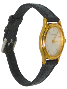 Zegarek damski Seiko 1N01-5E40 złoty kwarcowy