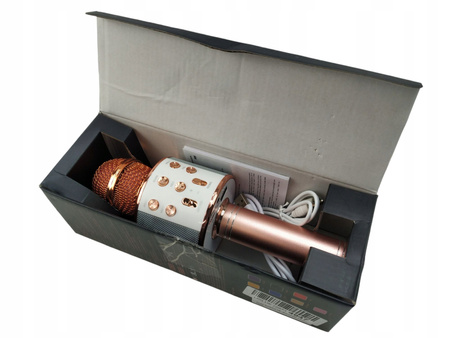 Bezprzewodowy Mikrofon do karaoke Bluetooth Android/iOS