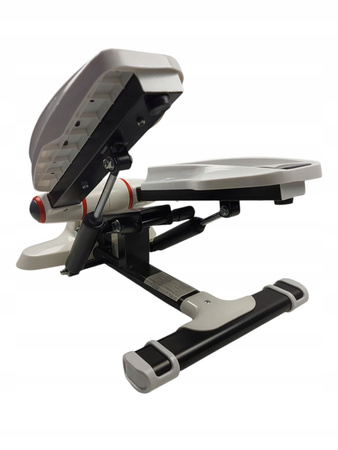 Stepper skrętny PROIRON z wyświetlaczem i taśmami oporu do ćwiczeń w domu