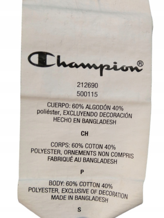 Top Męski CHAMPION Rozmiar M SZARY