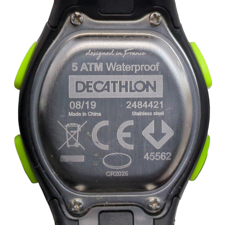 Zegarek cyfrowy sportowy na silikonowym pasku KALENJI 2484421 niebieski