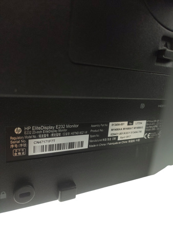 Monitor HP EliteDispay E232 23" Full HD LED IPS HDMI DVI VGA USB