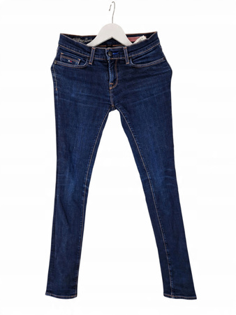 Tommy Hilfiger Damskie Spodnie Jeansowe Granatowe XS