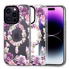 Etui Plecki do Iphone 14 Pro Max MagSafe Magmood Tech-Protect kwiaty