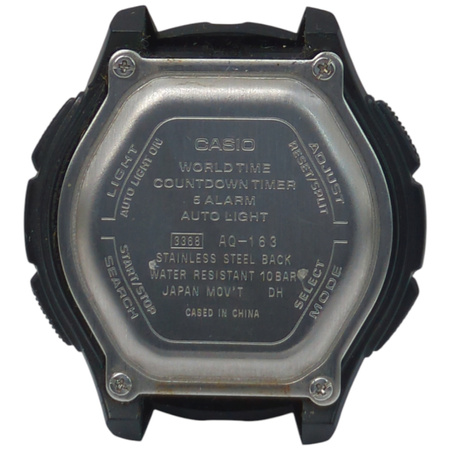 Zegarek męski CASIO AQ-163 3368 czarny
