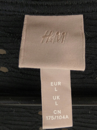 SUKIENKA H&M ROZMIAR L CZARNA