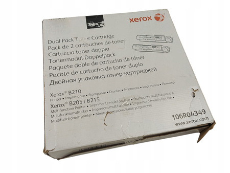Dwupak tonerów Xerox 106R04349 B210