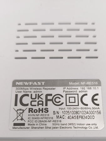 Wzmacniacz WIFI NEWFAST NF-RE516