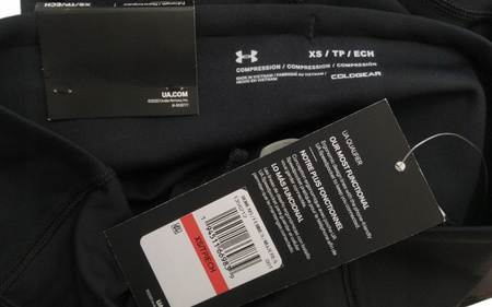 LEGGINSY DAMSKIE UNDER ARMOUR XS CZARNE