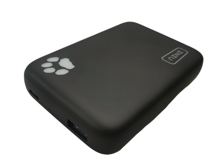 Powerbank Magnetyczny 10000 mAh Czarny Przenośna Ładowarka Iniu BI-B43