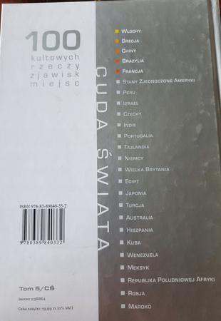 Francja. Cuda świata. 100 kultowych rzeczy, zjawisk, miejsc Praca zbiorowa