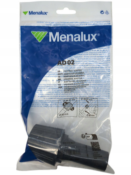 Menalux AD02 Przejściówka ssawki do odkurzacza 32mm / 28mm - 37mm