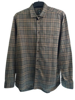 Koszula Męska Flanelowa w Kratę Van Laack Rozmiar: L