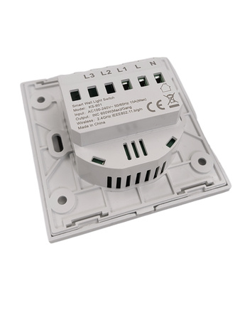 Inteligentny dotykowy Włącznik Światła Wi-Fi Maxcio KS-601 Biały