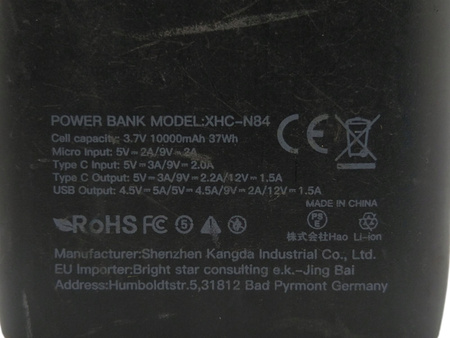Powerbank BPOWER XHC-N84 10000 MAH 22,5W