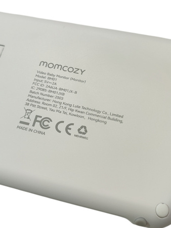 Niania elektroniczna 2 kamery 5" 1080p Split Screen 5000mAh Momcozy BM01