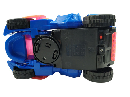 Samochód Dinozaur - AUTO 2w1 DEFORM Efekty dźwiękowe i świetlne Niebieski