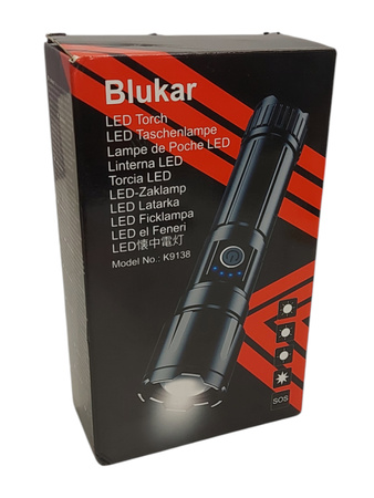 Latarka LED USB-C K9138