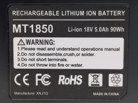 Zestaw Makita LXT Energup DC18RD 18V + 2x MT1850 5Ah 90Wh