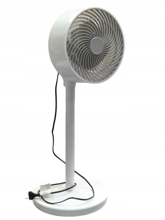 Wentylator stojący 50 W CF-2001Y oscylacja 60° 3 prędkości Biały