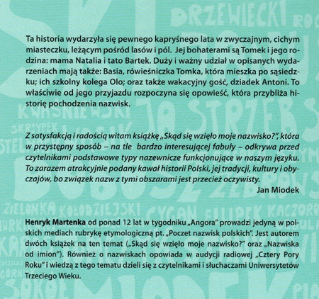 Skąd się wzięło moje nazwisko?. Niezwykłe historie Basi i Tomka Henryk