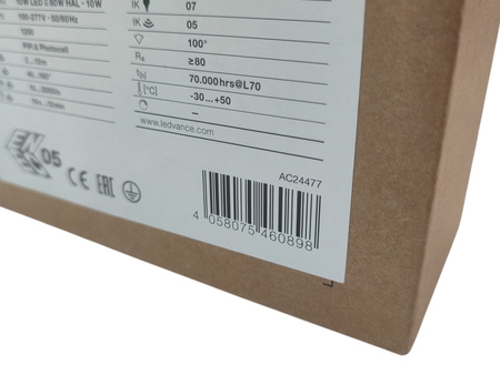 NAŚWIETLACZ HALOGEN LED 10W 4000K CZUJNIK RUCHU 1200lm FLOOD LED LEDVANCE