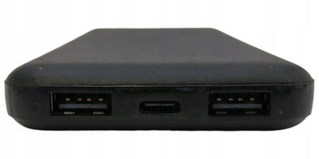 POWERBANK 10000mAh PRZENOŚNA ŁADOWARKA KABEL USB Q1051 CZARNY