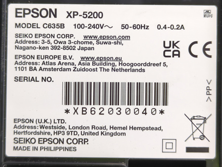 Drukarka Epson XP-5200 C635B