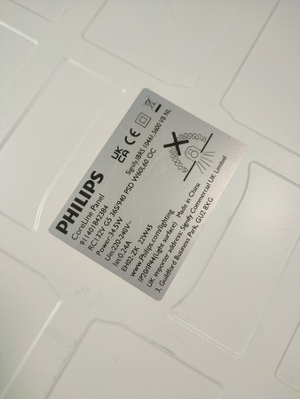 Panel LED PHILIPS CoreLine RC132V G5 40W 4300lm 4000K DALI 60x60