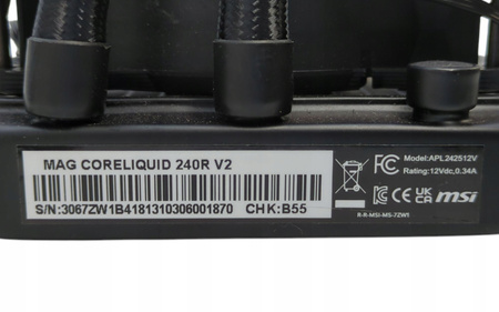 Chłodzenie wodne MSI MAG CoreLiquid 240R V2