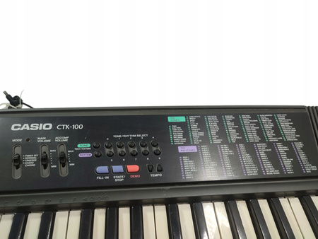Keyboard Casio CTK-100 dla początkujących