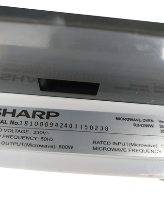 Kuchenka mikrofalowa Sharp R242WW 20l 800W biała elektroniczna