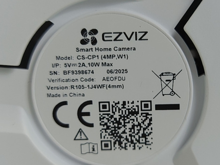 Kamera wewnętrzna IP Ezviz CP1 Pro 2K+