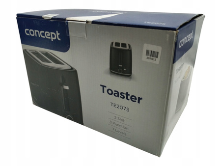 Toster CONCEPT TE2075 Czarny