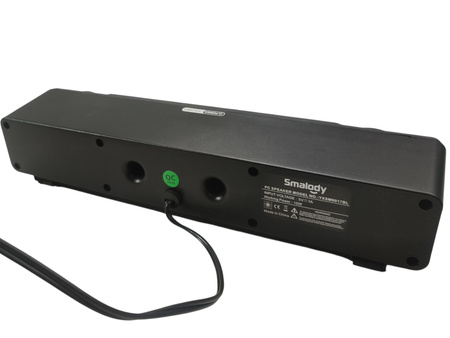 Głośnik z efektami świetlnymi USB dźwięk 3D Smalody Soundbar 10W czarny