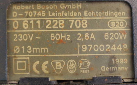 Młotowiertarka Bosch GBH 2-24 DSR SDS-plus 620W 2,4J 24mm lekka