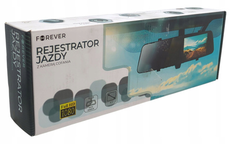 REJESTRATOR JAZDY Z KAMERĄ COFANIA FOREVER VR-800