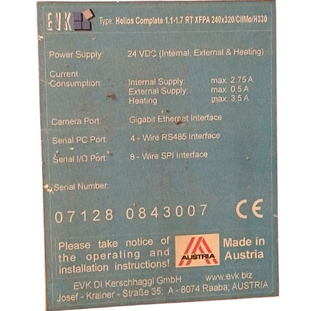 Kamera optyka do urządzenia Unisort RTT PX2000RF