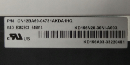 Matryca KD156N20-30NI-A003 15,6'' 1920 x 1080 FULL HD 30pin LED Matowa