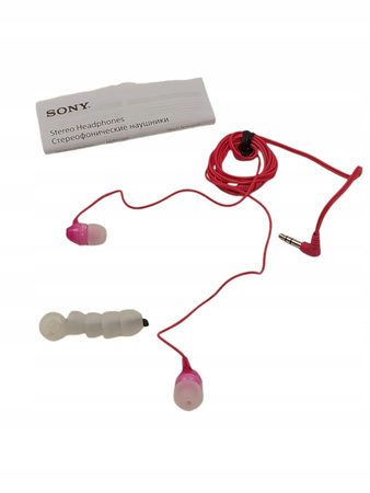 Słuchawki dokanałowe SONY MDR-EX15LP Różowy