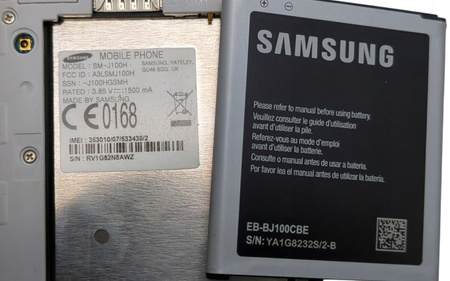Smartfon Samsung Galaxy J1 SM-J100H 4,3″ 4GB Dual SIM Niebieski